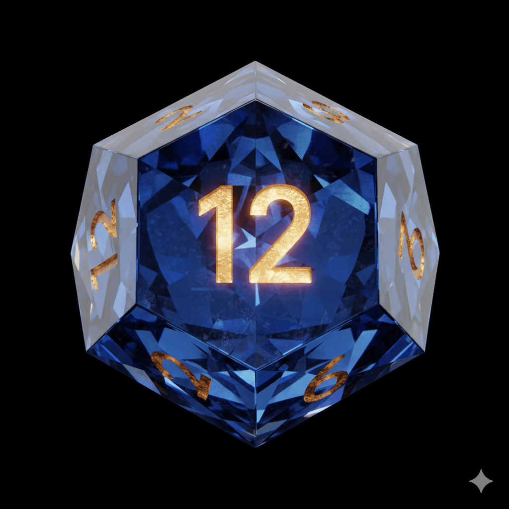 12-sided die