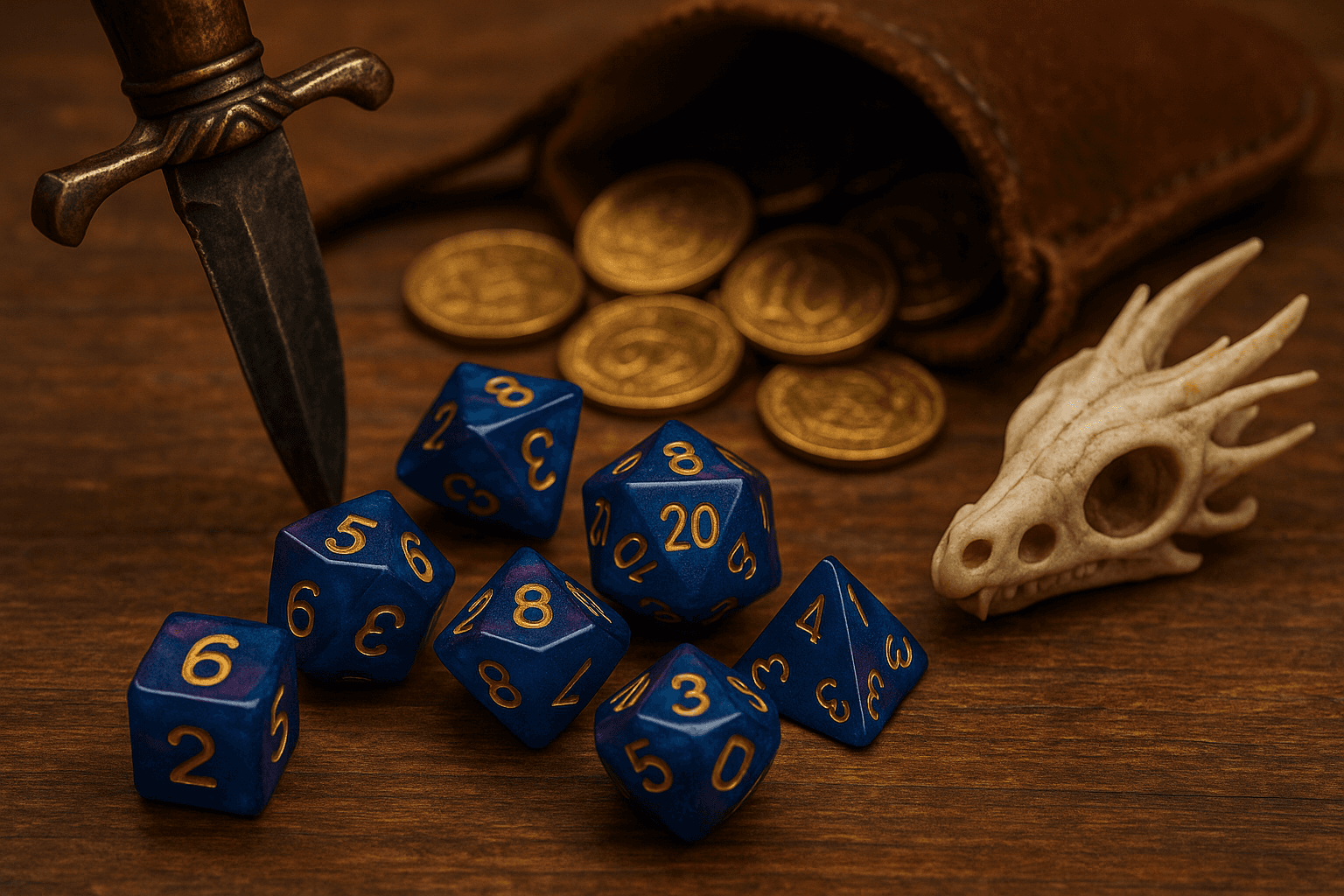 Dice collection background